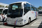 Iveco Irizar von Levante abgestellt am Airport Palma /Mallorca im Juni 2016