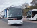 MAN Lion's Coach von Buchenau Reisen aus Deutschland im Stadthafen Sassnitz.