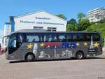 MAN Lion's Coach von Pol-Bus aus Polen im Stadthafen Sassnitz.