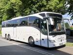 Mercedes Tourismo von Schwarzenberg aus Deutschland (ex Hassis Reisen) in Plau am See.