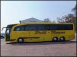 Mercedes Travego von Pohl-Reisen aus Deutschland im Stadthafen Sassnitz.