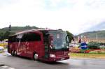 Mercedes Travego von Lemmi`s Busreisen aus der BRD im Juni 2015 in Krems.