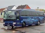 Mercedes Travego von Becker-Strelitz-Reisen aus Deutschland in Neubrandenburg.