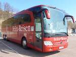 Mercedes Travego von Felix-Reisen aus Deutschland im Stadthafen Sassnitz.