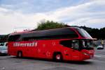 Neoplan Cityliner von Biendl Reisen aus der BRD am 27.JUli 2014 in Krems gesehen.