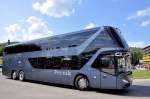 NEOPLAN SKYLINER von PECNIK aus der BRD am 13.7.2013 in Krems an der Donau unterwegs.