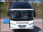 Neoplan Starliner vom Reisedienst Zumstrull aus Deutschland im Stadthafen Sassnitz.