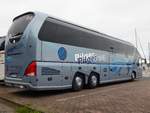 Neoplan Starliner von Pilger Reisen aus Deutschland im Stadthafen Sassnitz.