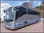 Scania Irizar von De graa Busser aus D�nemark im Stadthafen Sassnitz.