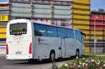 Scania Irizar aus Ungarn am 24.9.2014 in Krems unterwegs.