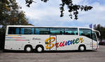 Scania Irizar von Brunner Reisen aus Niedersterreich in Krems gesehen.