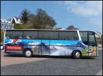 Setra 312 HD von Omniko Reisen aus Deutschland (ex Ruffiner/Schweiz) im Stadthafen Sassnitz.