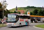 SETRA 415 GT-HD von BLAGUSS Slowakia im Juli 2013 in Krems gesehen.