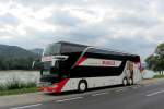 SETRA 431 DT von BLAGUSS Reisen aus Wien im September 2013 in der Wachau/Niedersterreich gesehen.