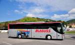 Setra 415 GT-HD von Blaguss Wien am 12.Juli 2014 in Krems.