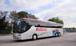 Setra 417 GT-HD von Blaguss aus Wien am 12.Juli 2014 in Krems gesehen.