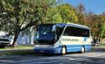 Setra 411 HD von Rindfleisch Reisen aus sterreich am 20.9.2014 in Krems.