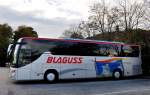 Setra 415 GT-HD von Blaguss / Wien am 16.10.2014 in Krems.