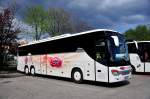 Setra 416 GT-HD von Spahn und Roth Reisen aus der BRD am 18.4.2015 in Krems.