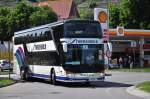 Setra 431 DT von Twerenbold aus der Schweiz im Mai 2015 in Krems.