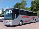 Setra 416 GT-HD von Wolfahrt aus Deutschland im Stadthafen Sassnitz.