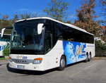 Setra 416 GT-HD von Fredl`s Reisen aus der BRD in Krems gesehen.