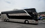 Setra 431 DT von Schnappinger Reisen aus der BRD in Krems gesehen.