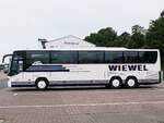 Setra 416 GT-HD von Wiewel aus Deutschland im Stadthafen Sassnitz.