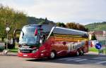 Setra 516 HDH von Tieber Reisen aus der Steiermark/Österreich am 20.9.2014 in Krems.