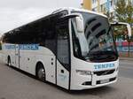 Volvo 9700 von Temper-Reisen aus Österreich in Neubrandenburg.