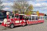 Touristen  Bummel-Zug  in Krems an der Donau.