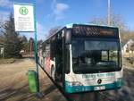 Mercedes Citaro II der Neubrandenburger Verkehrsbetriebe in Neubrandenburg.