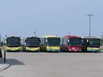 MAN Lion's City und Iveco Crossway und Setra 415 NF der Verkehrsgesellschaft Ludwigslust-Parchim mbH in Plau am See.