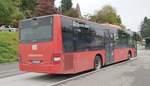 MAN Lion`s City der Sdbadenbus steht im Oktober 2019 am Bahnhof in Stein am Rhein/Schweiz