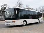 Setra 415 LE Business der Anklamer Verkehrsgesellschaft in Greifswald. 