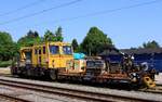 Banedanmark Trolje TR 414 registriert unter 99 86 9281 414-3 DK-ENT mit Beiwagen 99 86 9783 307-2 DK-ENT.