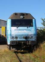 Frontalansicht der neugestalteten NORDIC 1524 mit dem Schriftzug  Snedronningen  Pattburg CFL Cargo 02.09.2022