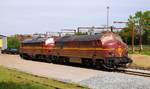 CFL Cargo Litra MX 1023 und MY 1146 in der hier so geliebten  Sonne im Rücken  Version während der Wochenendruhe im dänischen Grenzbahnhof Padborg.