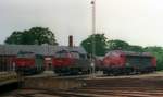 DSB Litra MZ 1410 und 1415 und MY 1132 Esbjerg 25.06.1996