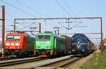 DB 185 401 ; GreenCargo Br 5333 ; Viking Rail MY 1146 Pattburg 21.04.2023 um 12.12 Uhr