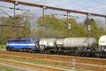 Contec MY 1158 mit 2 Wasserwagen des Spritzzuges, Pattburg 03.05.2023