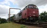 DB MZ(IV) 1456(9286 010 1456-8 DK-RSC, Baujahr 1977, 3900PS, 165km/h, Baunummer 3022, 123t) auf Rangierfahrt im Bhf Pattburg.