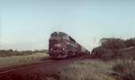 DSB Litra MZ 1403 Ausfahrt Brörup 03.10.1981