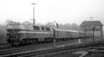 DSB Litra MZ 1407 Ausfahrt Flensburg 29.04.1981