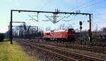 DB Litra MZ 1449 (92 86 010 1449-3 DK-DBCSC) auf Rangierfahrt im Bhf Pattburg 13.03.2022 III