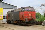 D(S)B MZ 1452 vor der CFL-Cargo Werkstatt in Pattburg 31.07.2022