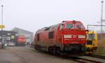 DBCSC MZ 1459 und 1449 abgestellt im Gbf Pattburg/DK 12.02.2023