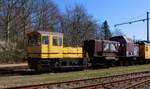 RSEJ DL 1 (O&K 1960, Köf 6663, 323 289-9) und M 10 (MaK 650D, Bj 1958) Pattburg/DK 09.04.2023