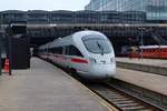 DSB/DB ICE-TD 605 011 bei der Einfahrt in den Bahnhof Aarhus am 30.03.2010