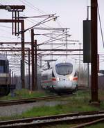 DSB/DB ICE-D 0605 004/104/204/504 Tz5504 hat ICE 381 nach Berlin Einfahrt in Padborg.